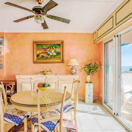 شقة A6- 2 Bdr Incredible Sea View - Ac, Garage & Terrace أنتيب المظهر الخارجي الصورة